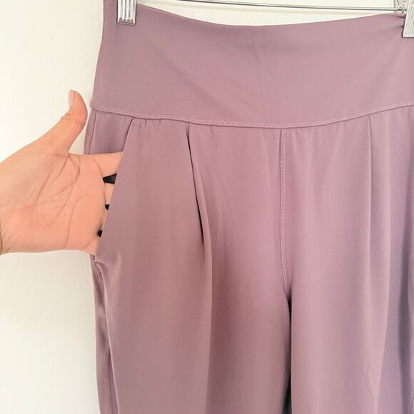 Athleta Elation Damask Mauve Jogger Buttery Soft Powervita Tapered Stretch Sz S - Picture 6 of 10